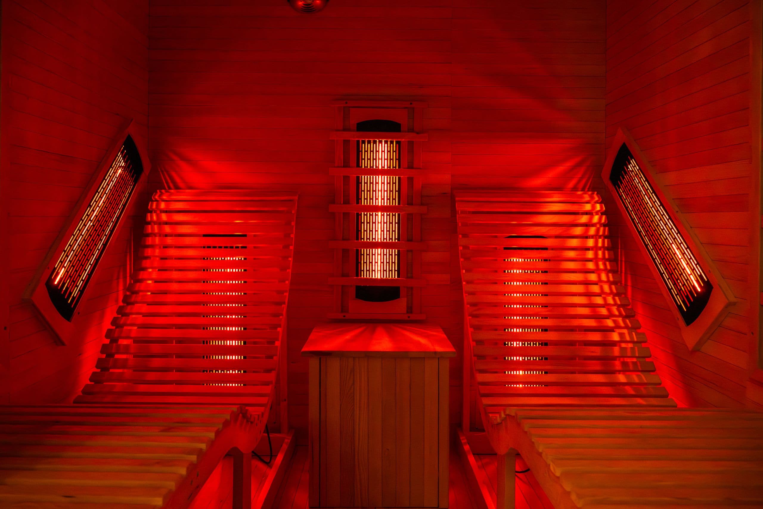 Sauna cabin at Flow Physique Chermside